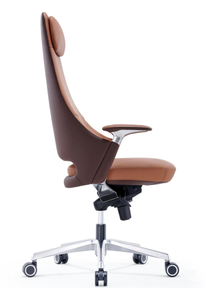 Brown Faux Leather Executive Chair