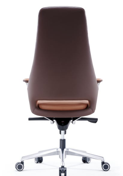 Brown Faux Leather Executive Chair