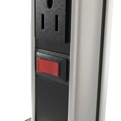 Desk-Inset Power Strip with Surge Protection