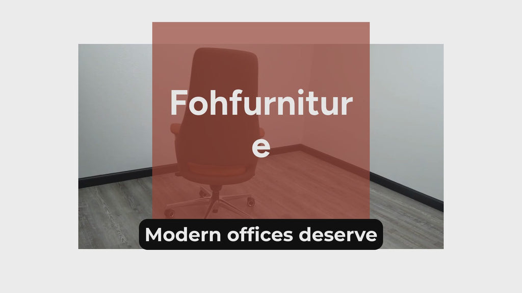 Brown Faux Leather Executive Chair