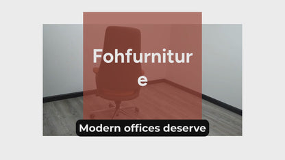 Brown Faux Leather Executive Chair