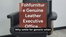 Switch Genuine Leather Executive Office Chair – High Back 4 image